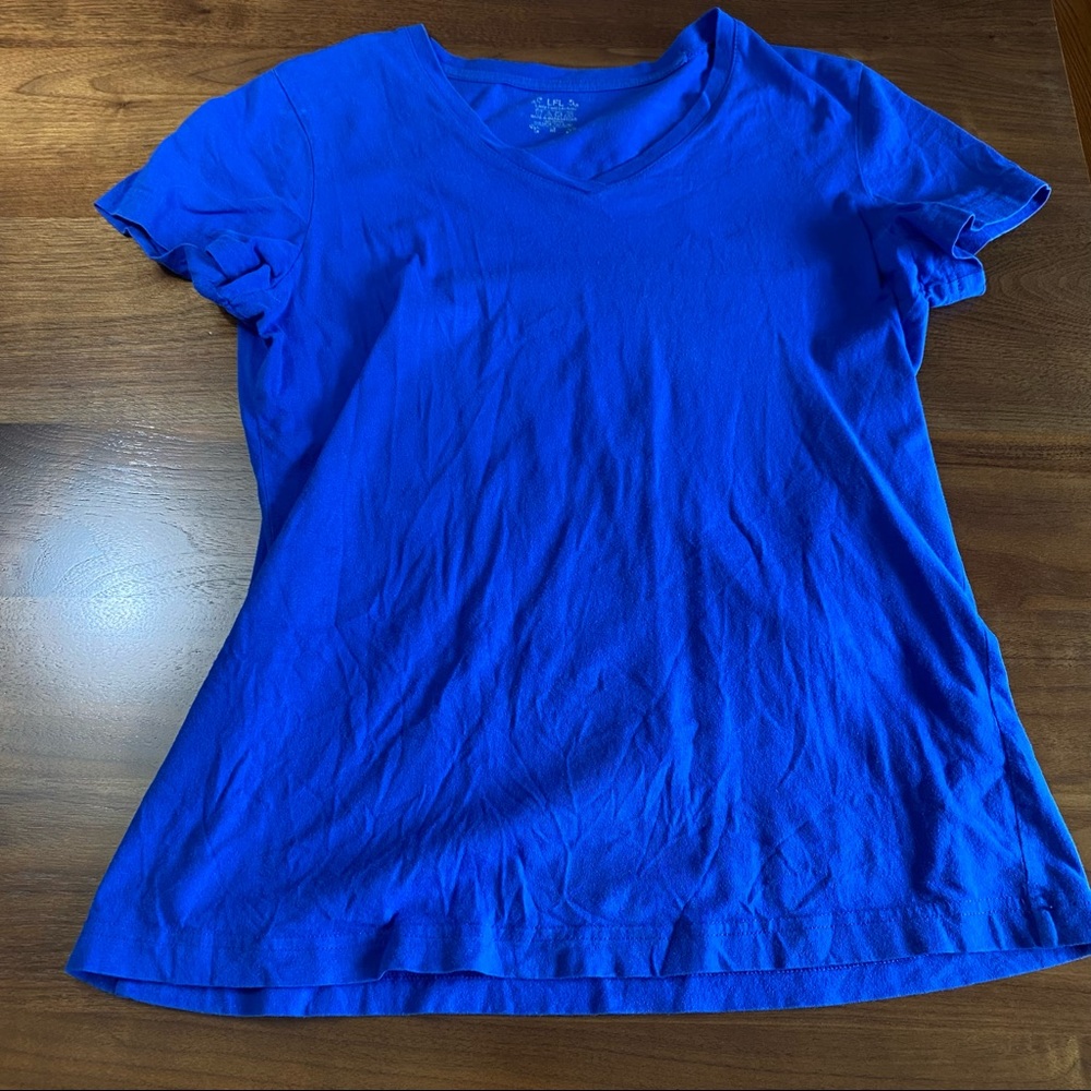Lady footlocker blue T-shirt size medium